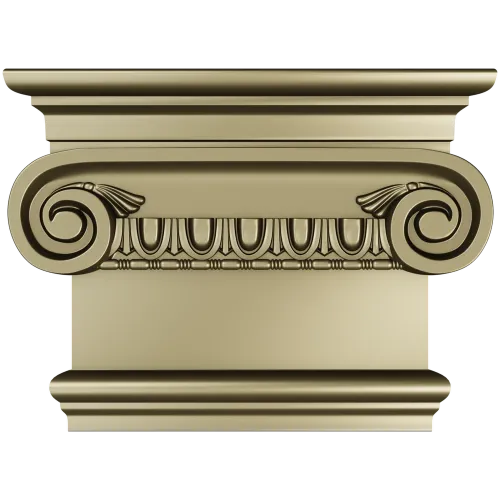 Ионическая капитель в формате STL для ЧПУ