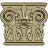 Ionic Acanthus Capital STL 3D Model for CNC Milling