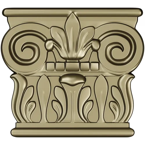 Ionic Acanthus Capital STL 3D Model for CNC Milling