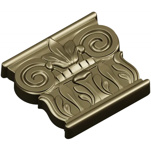 Ionic Acanthus Capital STL 3D Model for CNC Milling