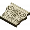 Ionic Acanthus Capital STL 3D Model for CNC Milling