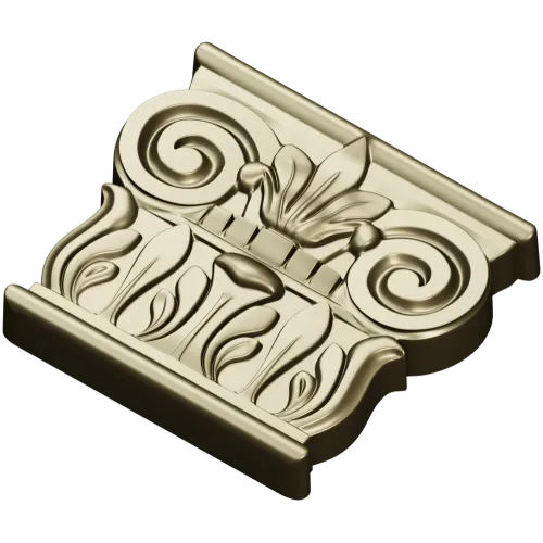 Ionic Acanthus Capital STL 3D Model for CNC Milling