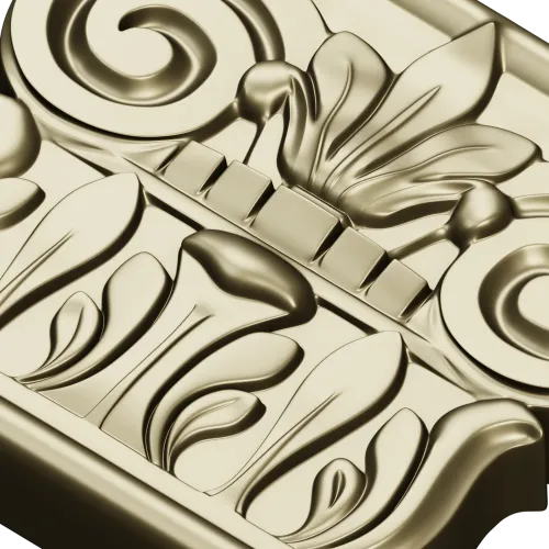 Ionic Acanthus Capital STL 3D Model for CNC Milling