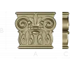 Ionic Acanthus Capital STL 3D Model for CNC Milling