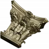 Corinthian Acanthus Capital STL - 3D model for CNC milling