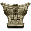 Corinthian Acanthus Capital STL - 3D model for CNC milling