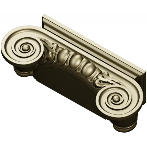 Ионическая капитель - 3D модель STL для ЧПУ