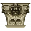 Капитель коринфская - 3D модель STL для ЧПУ
