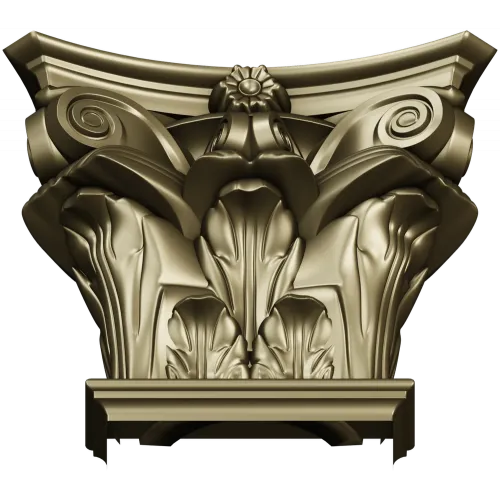 Капитель коринфская - 3D модель STL для ЧПУ