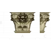 Капитель коринфская - 3D модель STL для ЧПУ