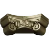 Ornamental Rosette Capital - STL 3D model for CNC milling