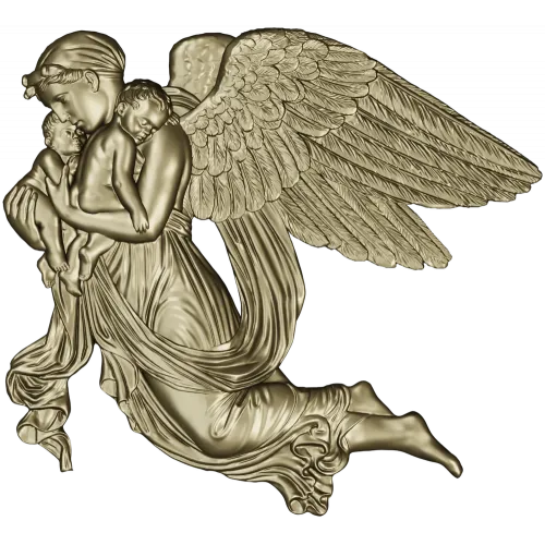 Guardian Angel Embrace STL