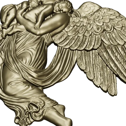 Guardian Angel Embrace STL