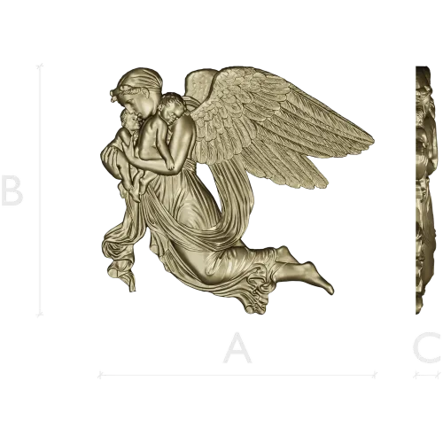 Guardian Angel Embrace STL