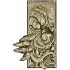 Wolf's Grasp - high-relief wolf plaque STL for CNC
