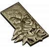 Wolf's Grasp - high-relief wolf plaque STL for CNC