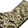 Wolf's Grasp - high-relief wolf plaque STL for CNC