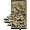 Wolf's Grasp - high-relief wolf plaque STL for CNC