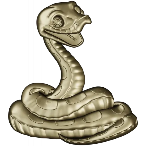 Змея - 3D модель STL для ЧПУ