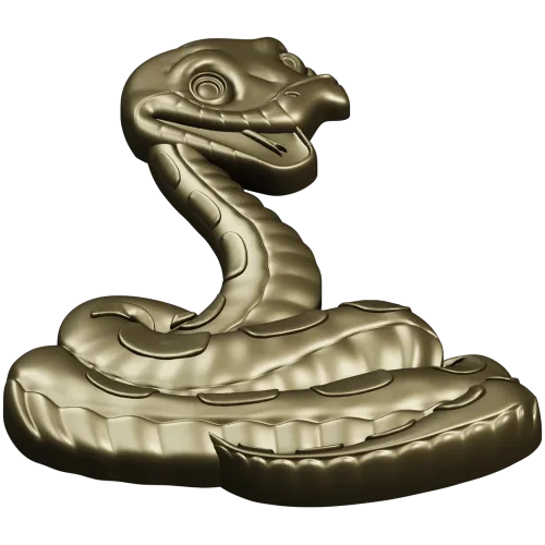 Змея - 3D модель STL для ЧПУ