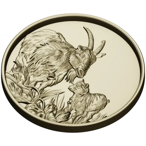 Goat and Kid Relief - STL 3D model for CNC