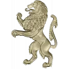 Heraldic Rampant Lion - High-Relief STL for CNC