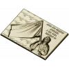 Remembrance banner bas-relief STL for CNC