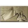 Remembrance banner bas-relief STL for CNC