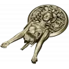 Haloed Cyborg Maiden - STL 3D model for CNC
