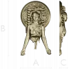 Haloed Cyborg Maiden - STL 3D model for CNC