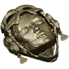La Dama de Calavera - detailed 3D STL mask for CNC routing
