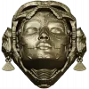 La Dama de Calavera - detailed 3D STL mask for CNC routing