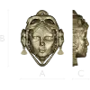 La Dama de Calavera - detailed 3D STL mask for CNC routing