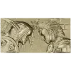 High-Relief Warrior Panel STL - Confrontation Bas-Relief