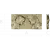 High-Relief Warrior Panel STL - Confrontation Bas-Relief