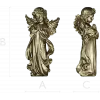 Praying Cherub - STL 3D Model for CNC Milling