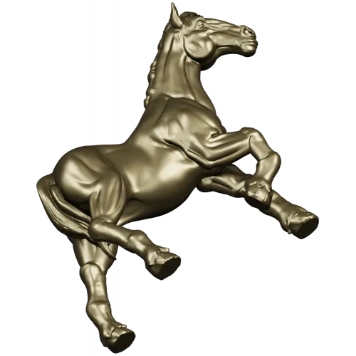 3D модель лошади для ЧПУ - Грациозный жеребец (STL)