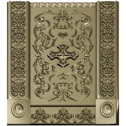 Ornamental Filenka Panel STL 3D Model