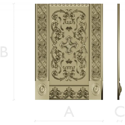 Ornamental Filenka Panel STL 3D Model