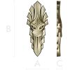 Пылающий Дух - 3D модель маски в формате STL для ЧПУ