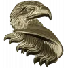 Eagle Head High-Relief STL for CNC