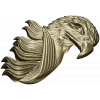 Eagle Head High-Relief STL for CNC