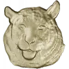 Regal Tiger Relief - high-relief tiger head STL for CNC