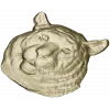 Regal Tiger Relief - high-relief tiger head STL for CNC