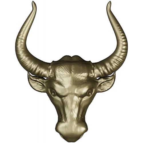 Buffalo Head STL 3D Model for CNC Milling