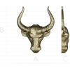 Buffalo Head STL 3D Model for CNC Milling