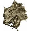 Wolf Head Relief STL for CNC - Detailed 3D Model for Milling