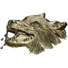 Wolf Head Relief STL for CNC - Detailed 3D Model for Milling