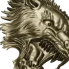 Fenrir's Roar - Wolf Head STL 3D Model for CNC