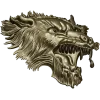 Fenrir's Roar - Wolf Head STL 3D Model for CNC